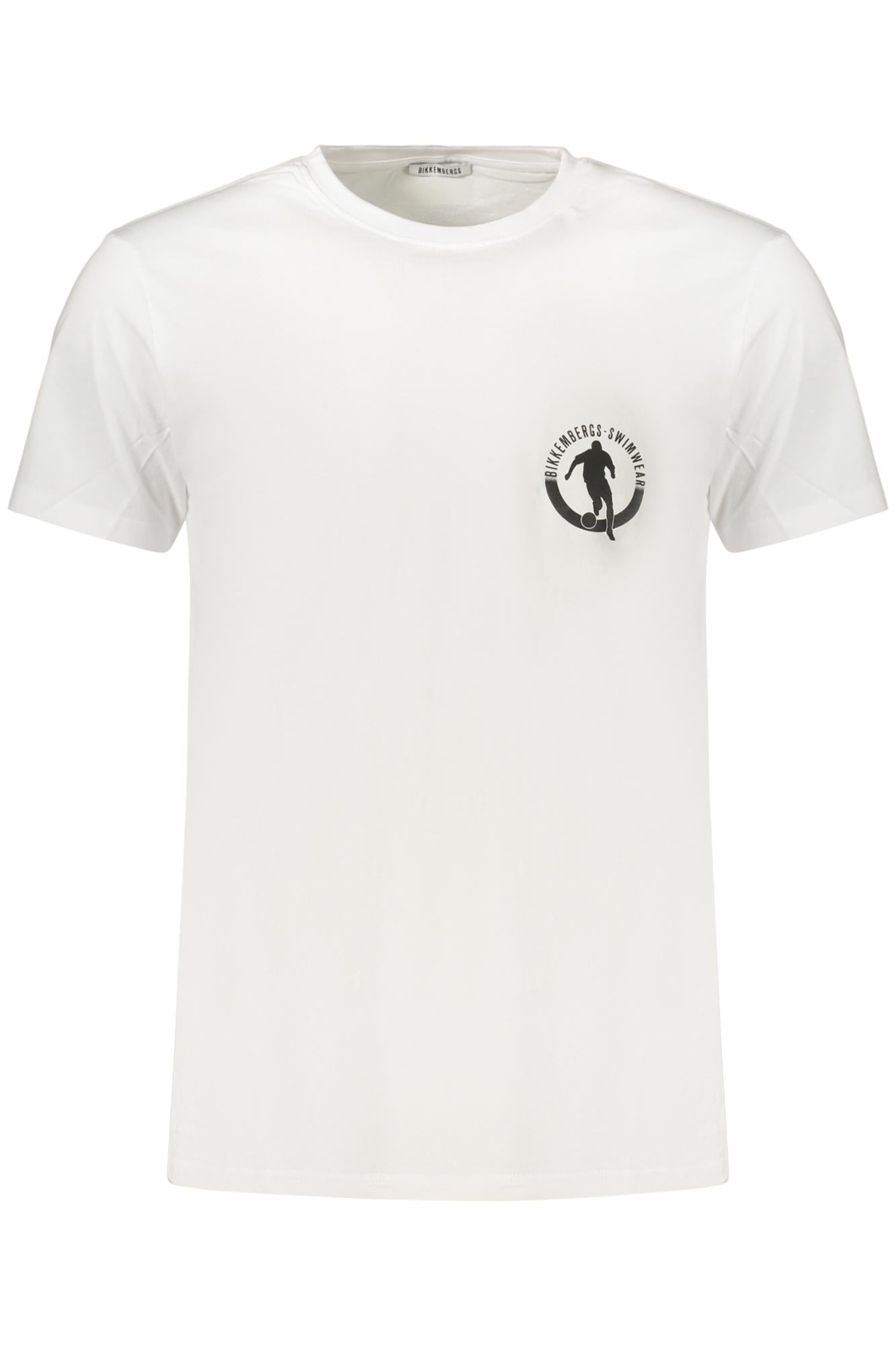 BIKKEMBERGS BKK3MTS02_BIWHITE Bianco T-Shirt Uomo 