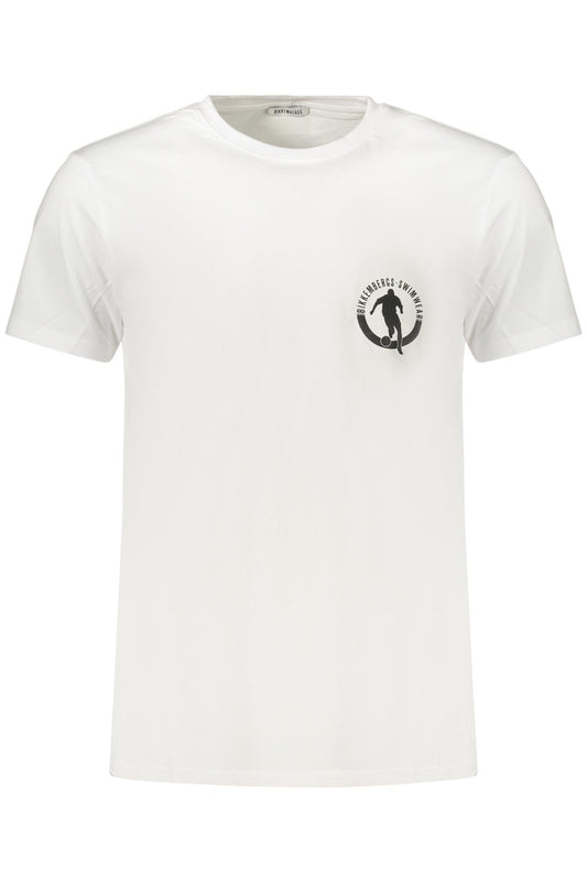 BIKKEMBERGS BKK3MTS02_BIWHITE Bianco T-Shirt Uomo 