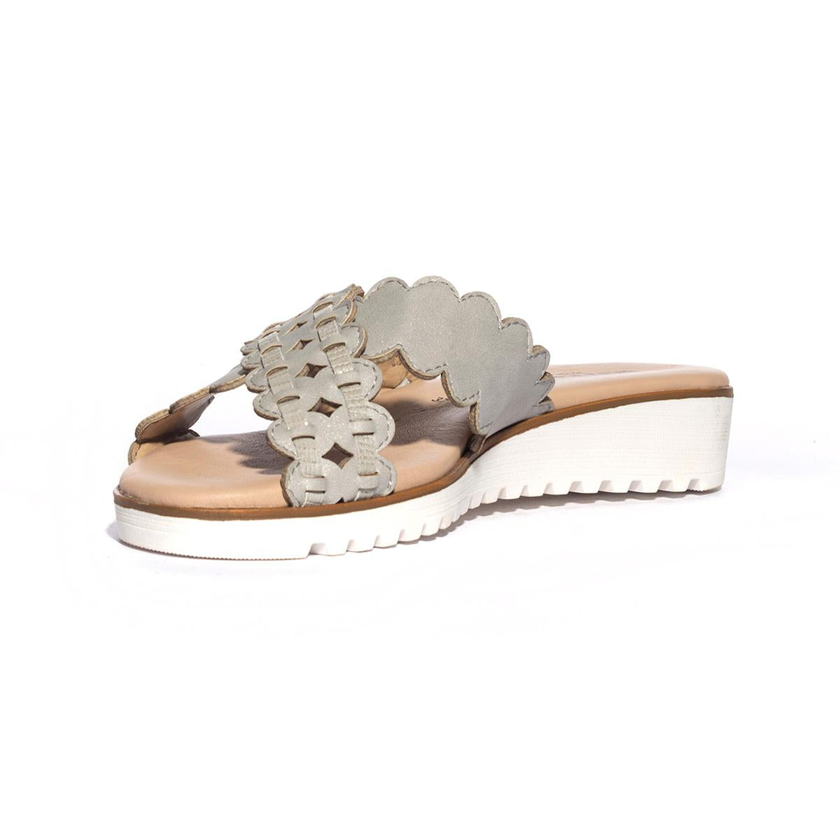 VALLEVERDE 55501 Grigio Sandali Donna 