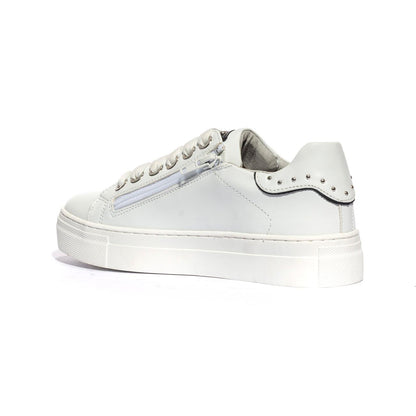 4US 41014 WHITE Sneakers Bambina 