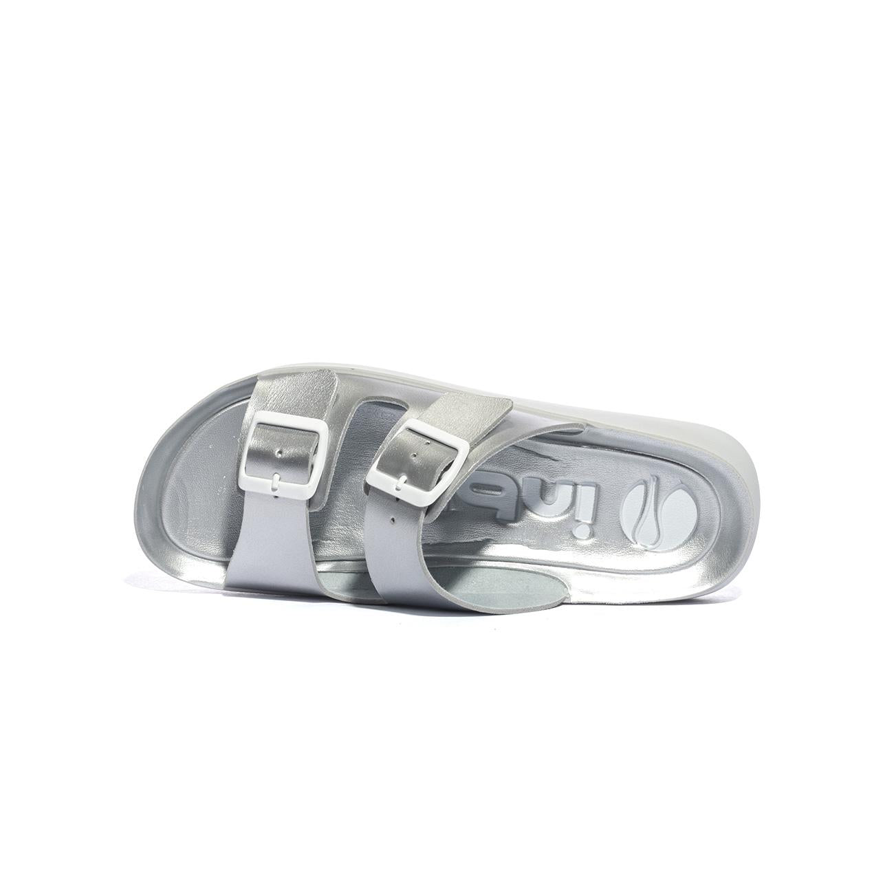 IN BLU AG000012 ARGENTO Ciabatte Donna 