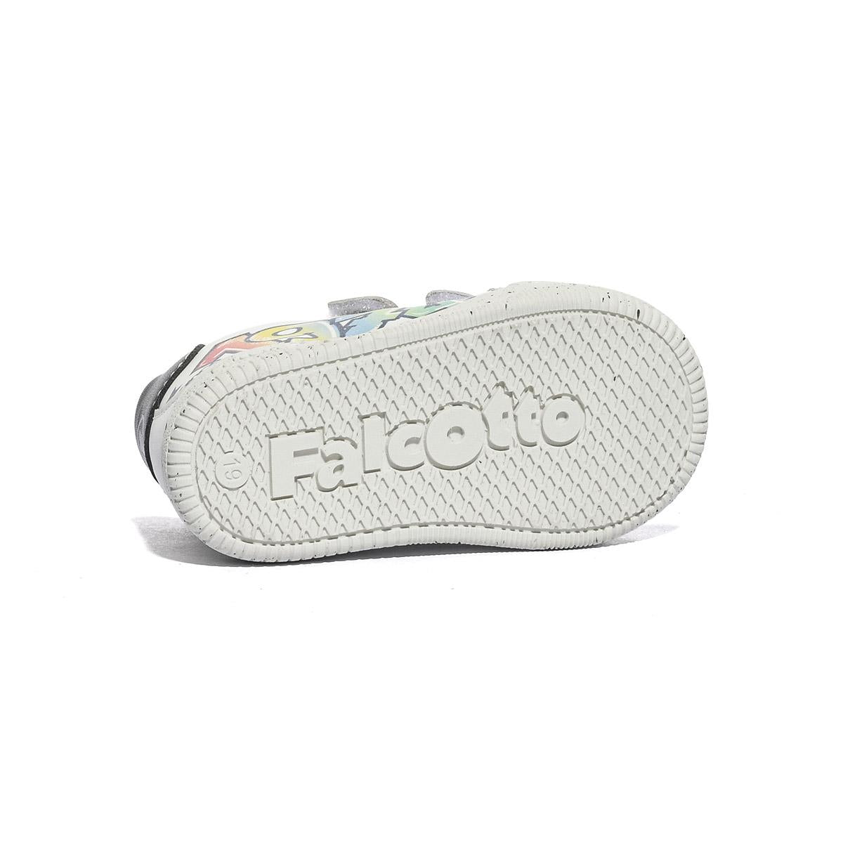 FALCOTTO 0012018217.01.1N21 WHITE BLACK Sneakers Bambino 