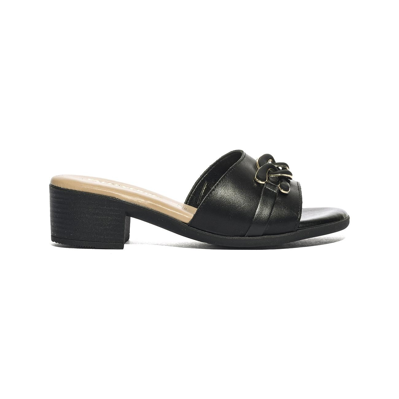 VALLEVERDE 63010 NAPPA NERO Sandali Donna 