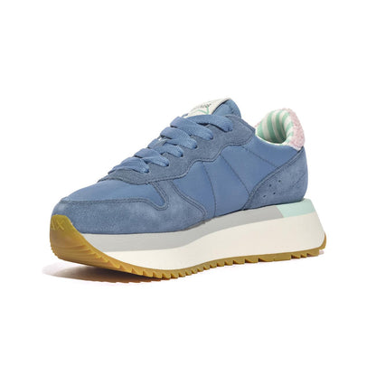 Sneakers Sun68  BIG STARGIRL SPONGE  LOGO Blu Z34215AVIO SUN 68