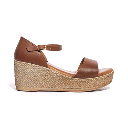 LARA SHOES 19379 TAN Sandali Donna 