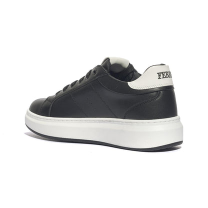 FERRE' FU190 BLACK WHITE Sneakers Uomo 