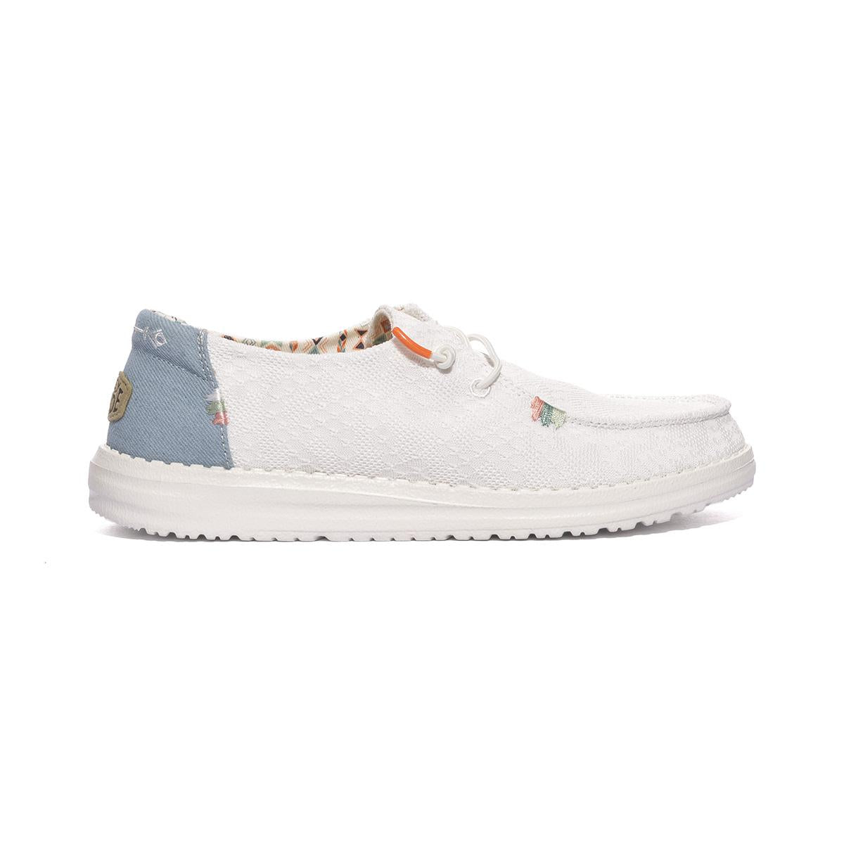 HEY DUDE HD40054 WHITE CROCHET Slip-on Donna 