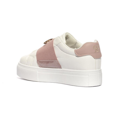 Sneakers Reanto Balestra Reb453 Bianche Rosa REB453WHITE C.GOLD RENATO BALESTRA