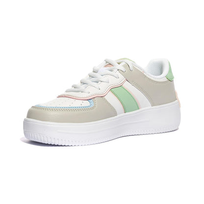LUMBERJACK SWG1611-001 OFF WHITE SAND MINT M1447 Sneakers Donna 