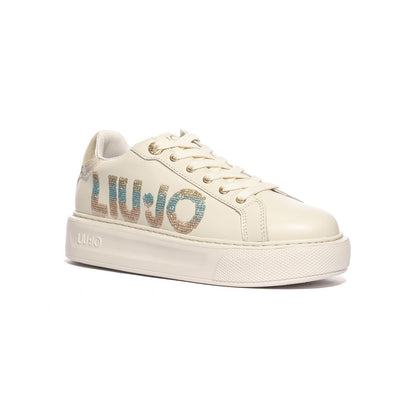 LIUJO BA4071PX479S3188 IVORY LIGHT GOLD Sneakers Donna 