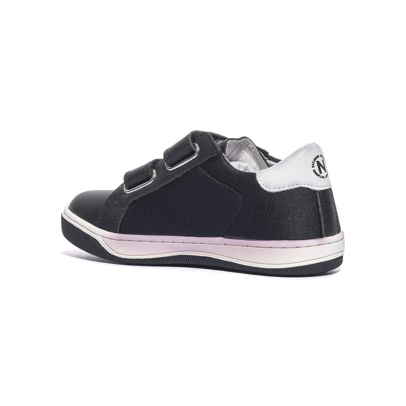 NATURINO 0012017091.02.1A06 BLACK WHITE Sneakers Bambino 