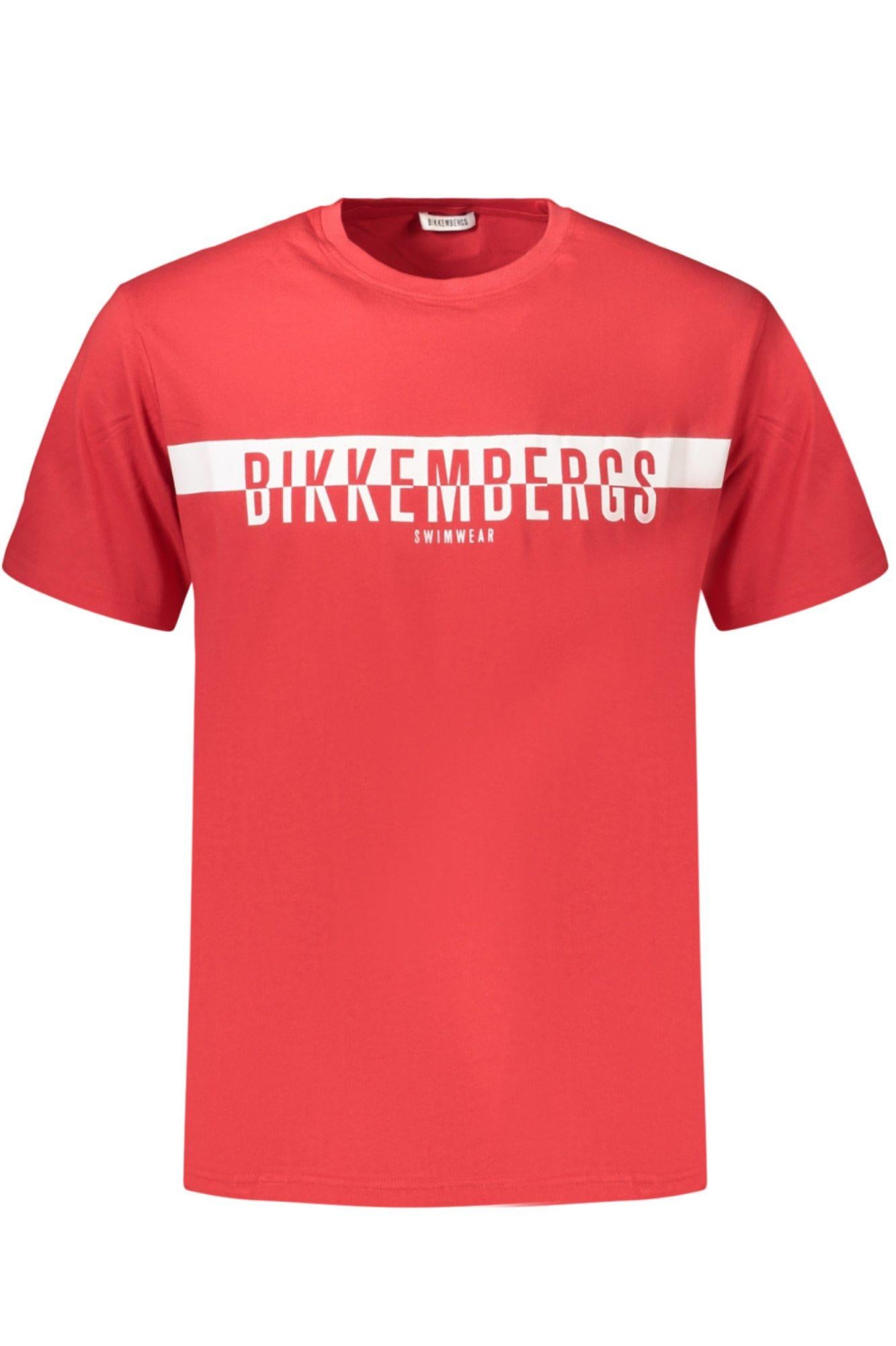BIKKEMBERGS BKK2MTS03_RORED Rosso T-Shirt Uomo 