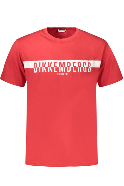 BIKKEMBERGS BKK2MTS03_RORED Rosso T-Shirt Uomo 