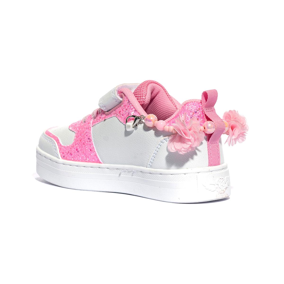 LELLI KELLY LKAA4010A00 BIANCO ROSA Sneakers Bambina 