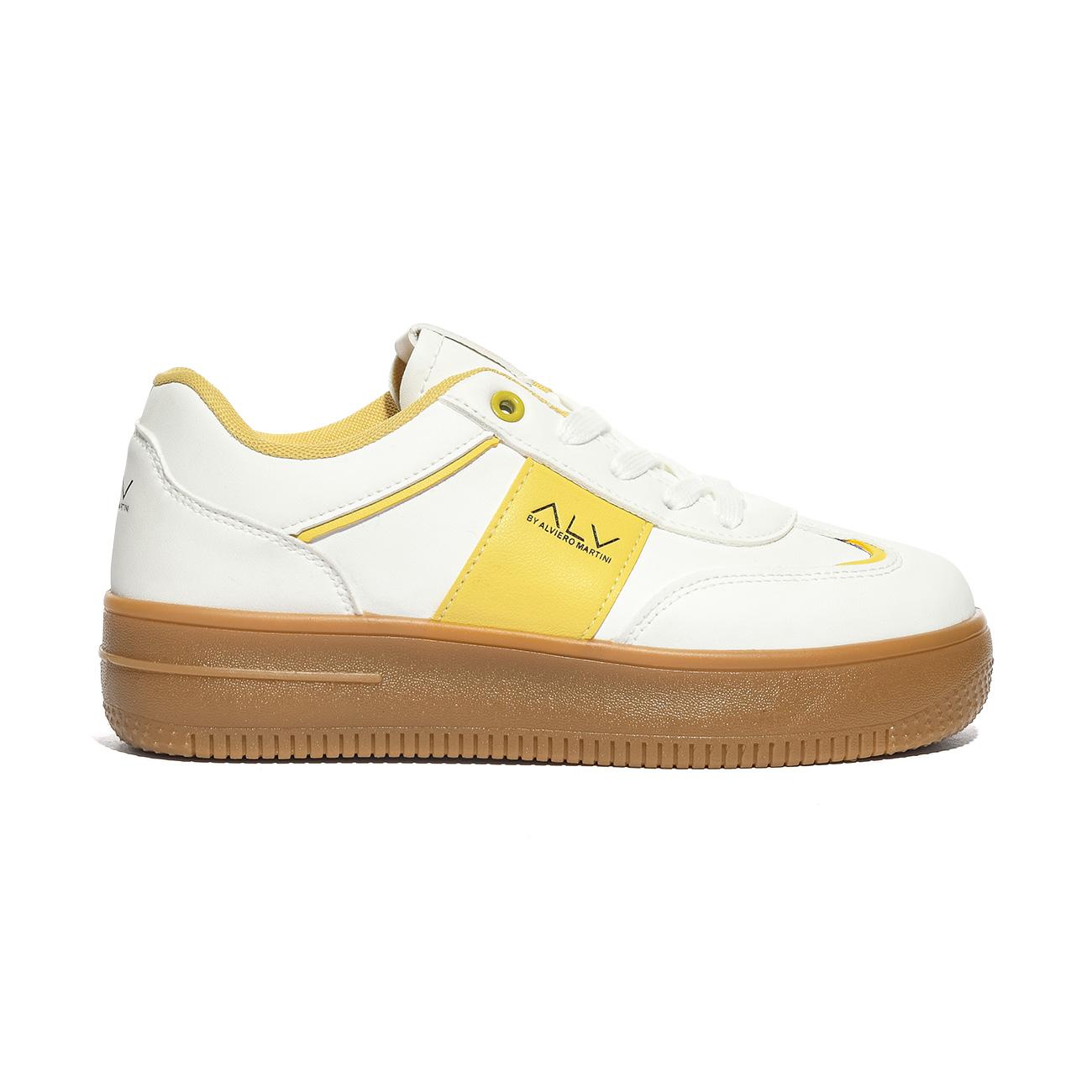 ALV By Alviero Martini ALVSD01742018 WHITEYELLOW Sneakers Donna 