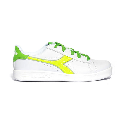 DIADORA 101.179742 BIANCO VERDE FLASH Sneakers Bambino 