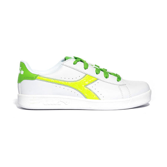 DIADORA 101.179742 BIANCO VERDE FLASH Sneakers Bambino 