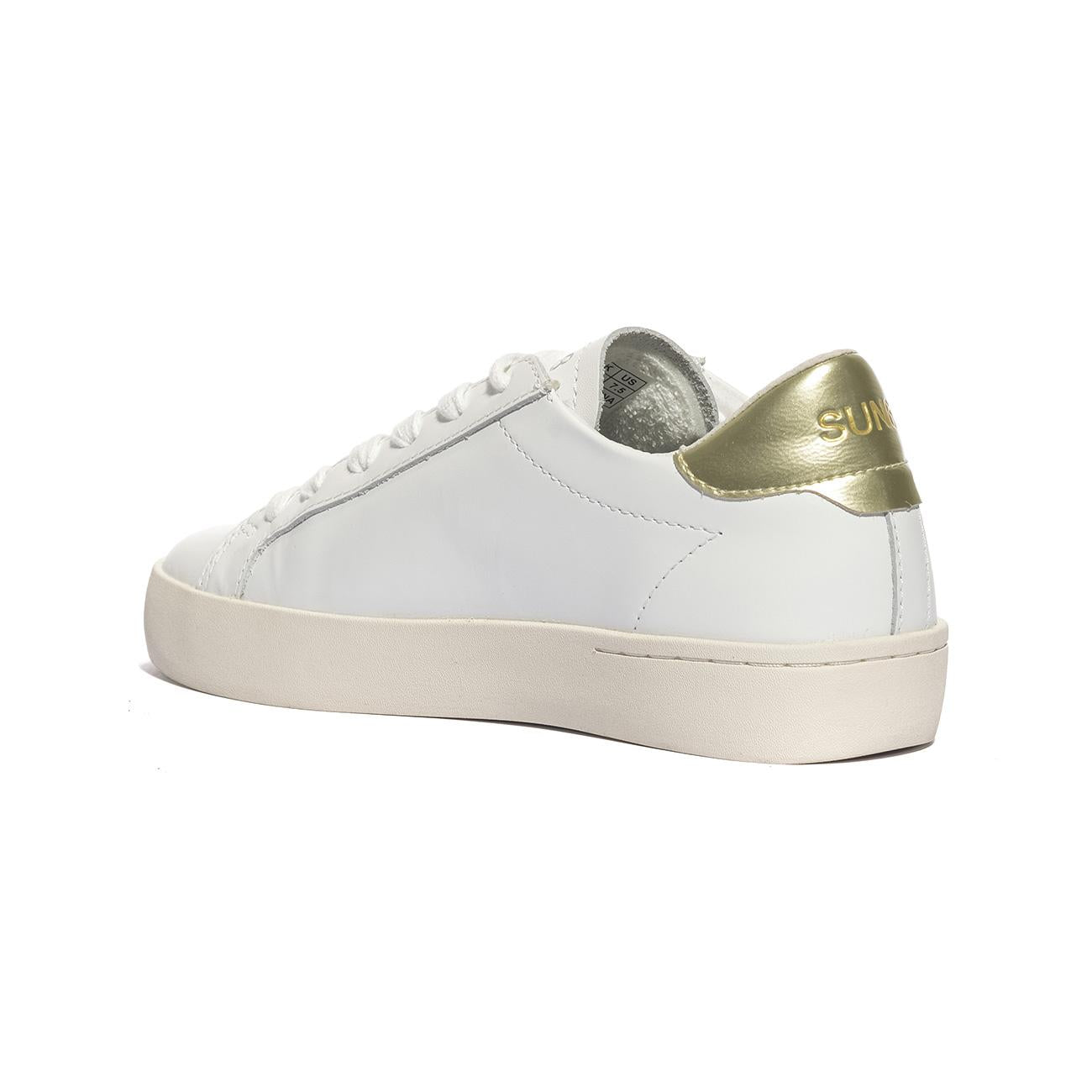 Sneakers Sun68  KATY LEATHER Bianche Oro Z34225BIANCO ORO SUN 68