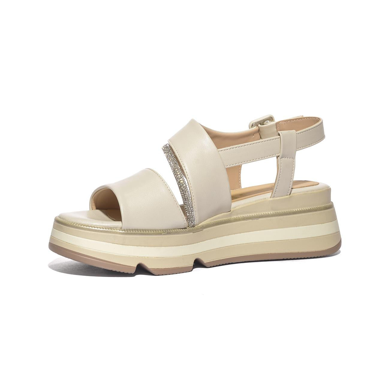 KEYS K12131 BEIGE Sandali Donna 