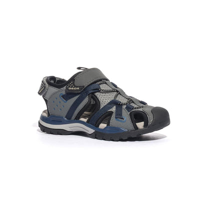 GEOX J920RB 0CE14 DKGREY NAVY C0739 Sandali Bambino 