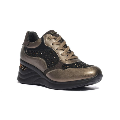 Sneakers In Blu In000401 Bronzo INBLIN000401BRONZO IN BLU