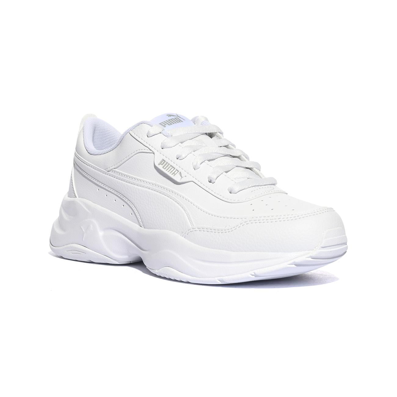 PUMA 371125-02 WHITE SILVER Sneakers Donna 