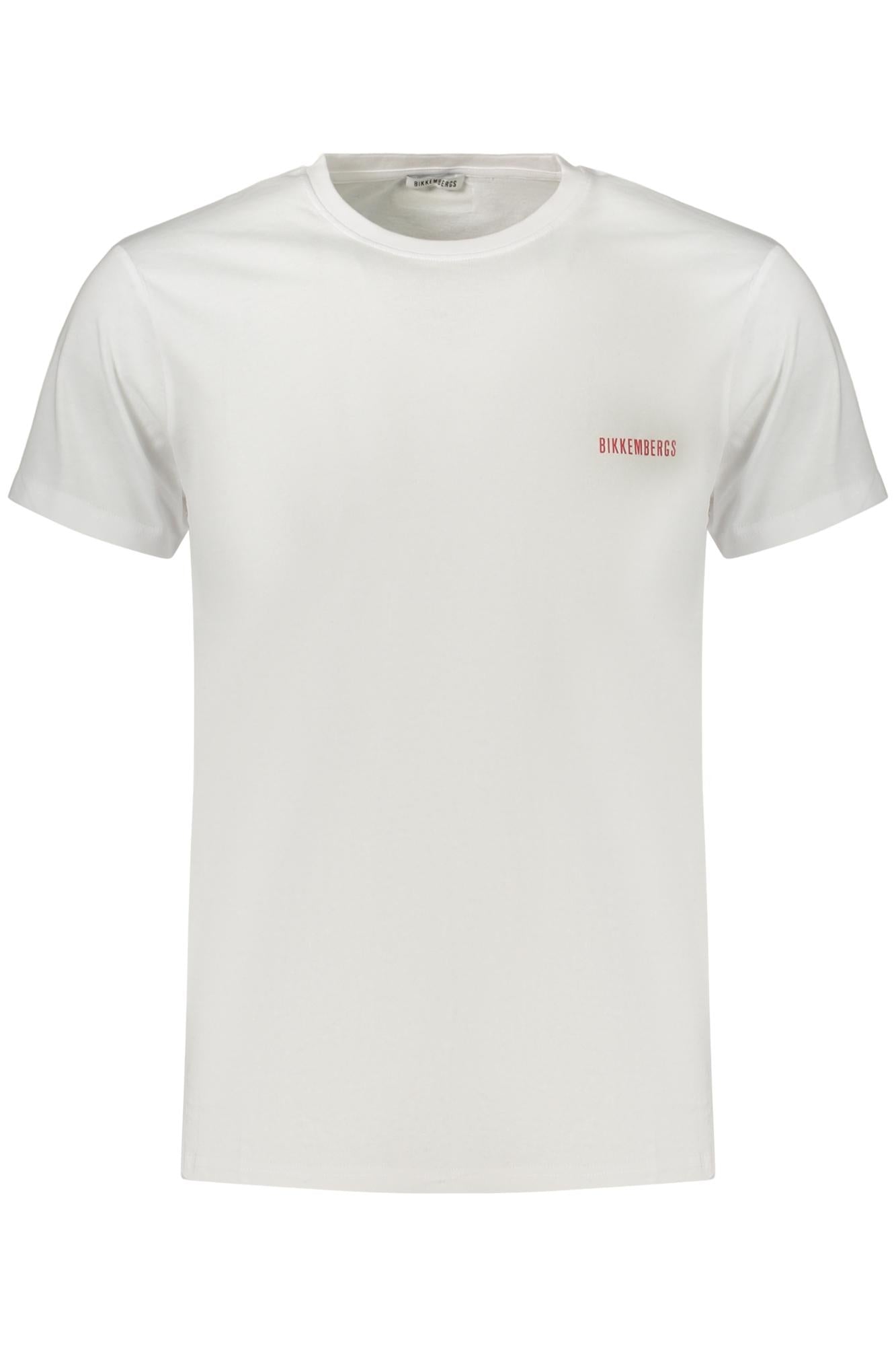 BIKKEMBERGS BKK3MTS04_BIWHITE Bianco T-Shirt Uomo 