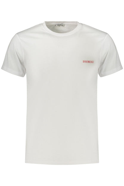 BIKKEMBERGS BKK3MTS04_BIWHITE Bianco T-Shirt Uomo 