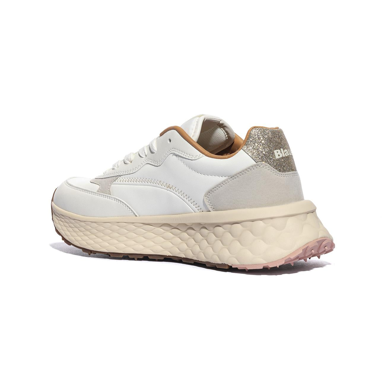 BLAUER S6VENUS01 LEM CREAM PLATINUM Sneakers Donna 