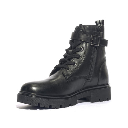 LUMBERJACK SGH1601-002-B01-CB001 BLACK Anfibi Bambina 