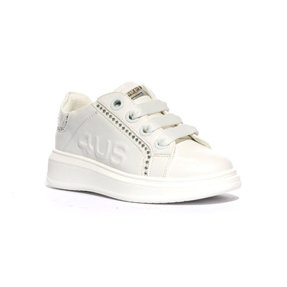 4US 42703 WHITE Sneakers Bambina 