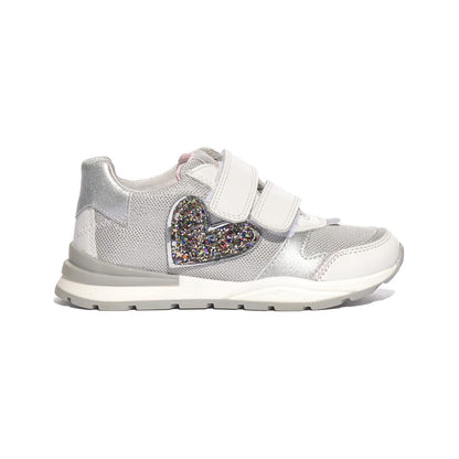 NATURINO 0012017869.13.1N02 WHITE.SILVER.MULTI Sneakers Bambina 