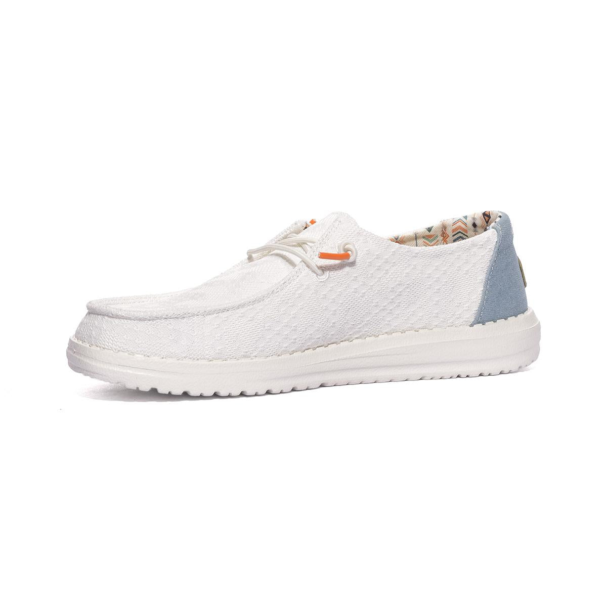HEY DUDE HD40054 WHITE CROCHET Slip-on Donna 