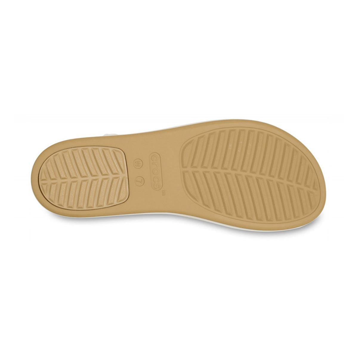 CROCS CR.211802 CHALK TAN SANDALO Donna 
