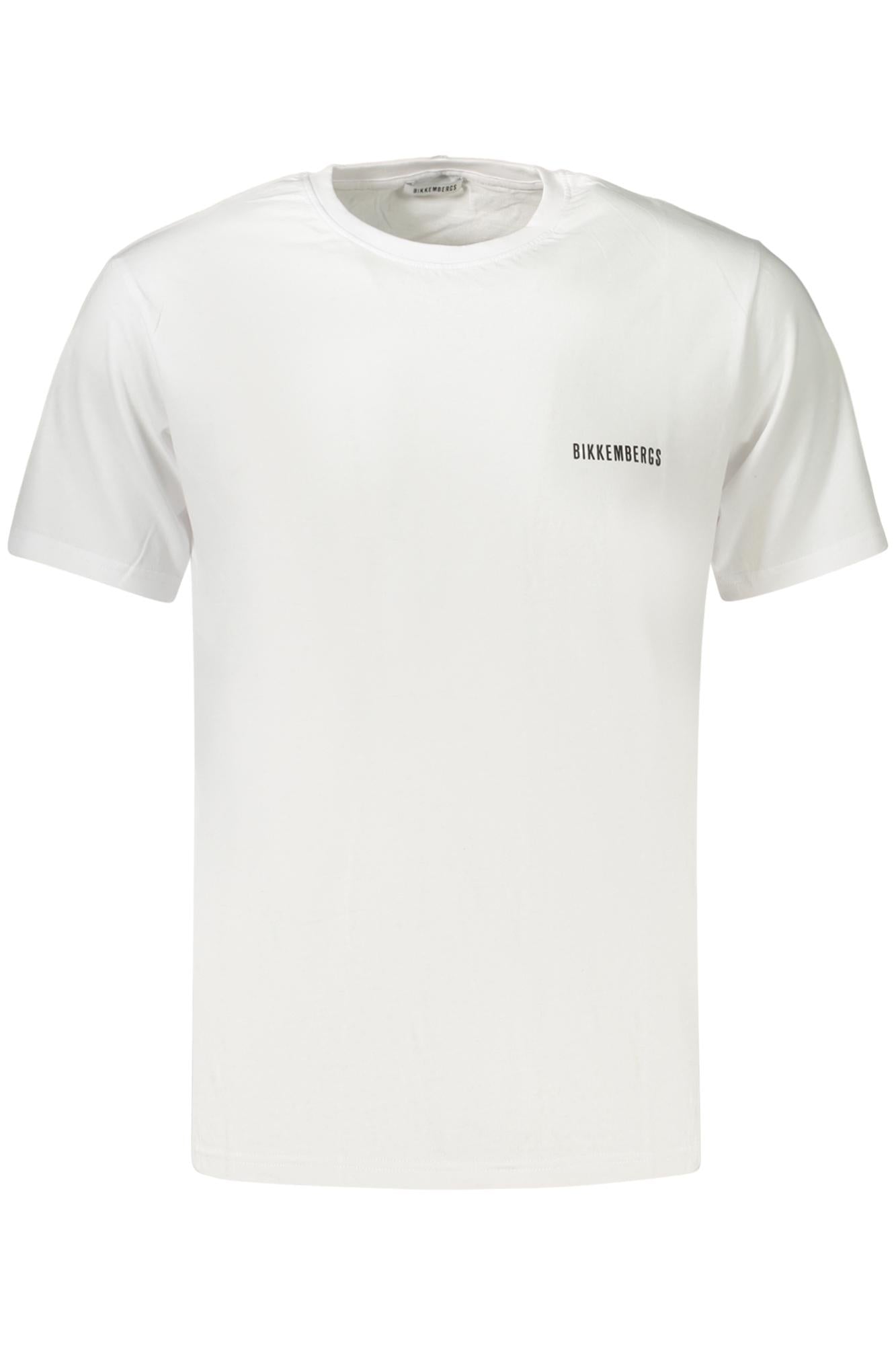 BIKKEMBERGS BKK2MTS01_BIWHITE Bianco T-Shirt Uomo 