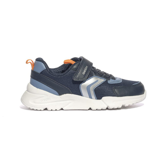 GEOX J55MQB 0FU54 NAVY ORANGE  C0659 Sneakers Bambino 