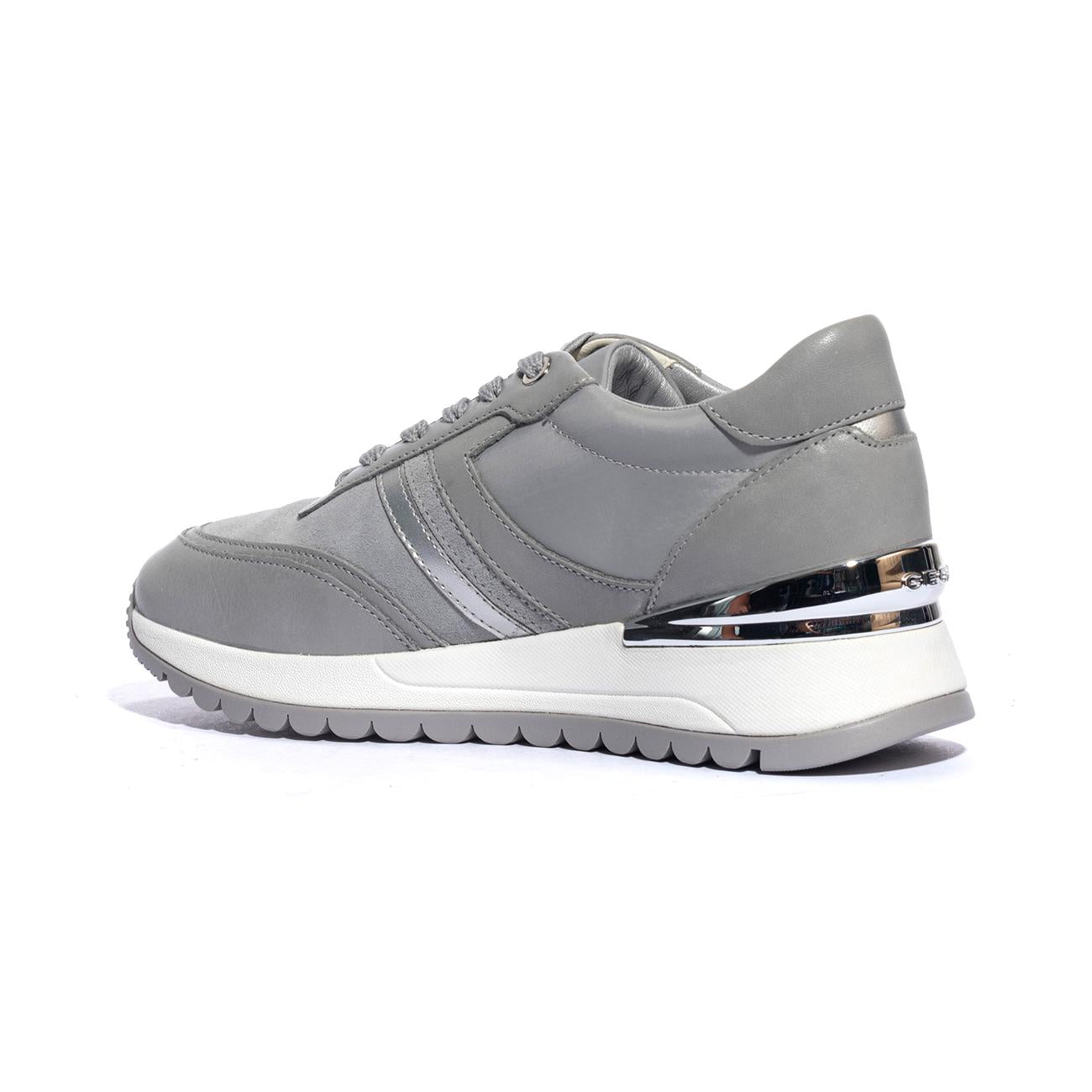 GEOX D3500A 8522 LT GREY  C1010 Sneakers Donna 