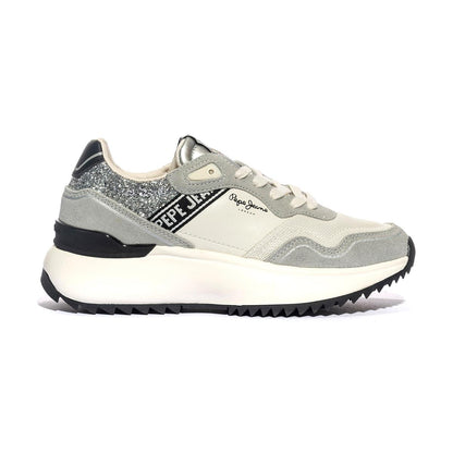 PEPE JEANS PLS60043 SILVER GREY Sneakers Donna 