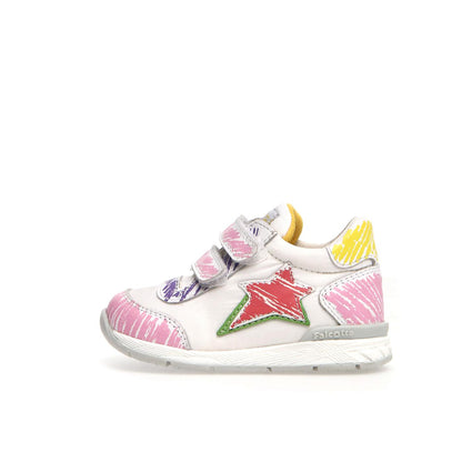 FALCOTTO 0012015873-16-1N39 WHITE-PINK-LAVENDER Sneakers Bambina 