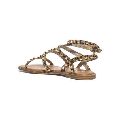 KEYS K12600 MACULATO BEIGE Sandali Donna 
