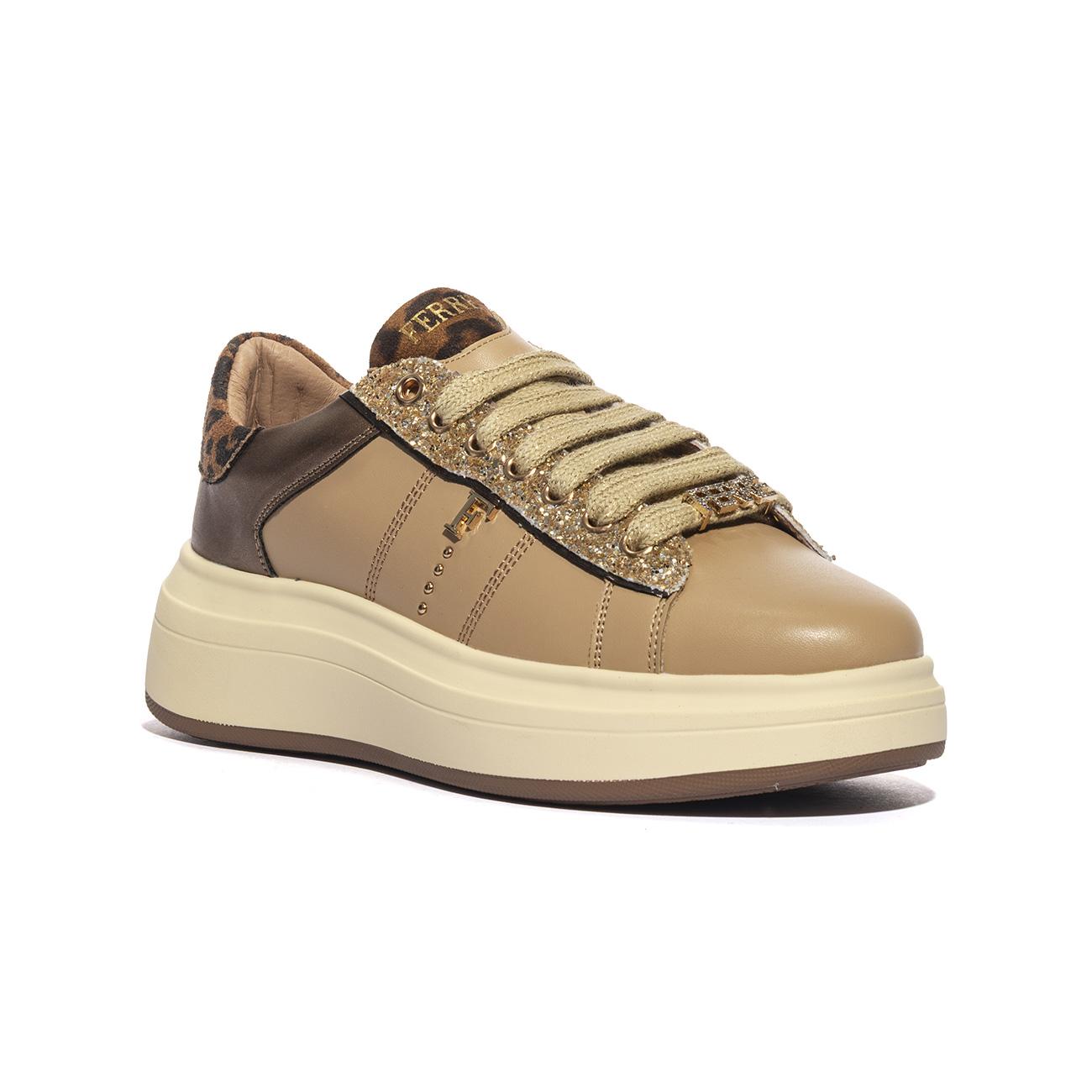 Sneakers Ferrè F420 Biege F420NOCCIOLA BRONZO FERRE'