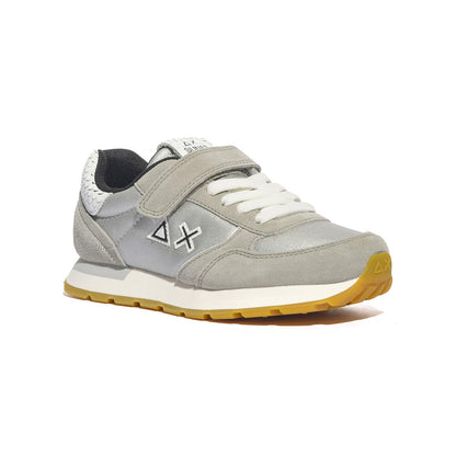 Sneakers Sun68  GIRL'S ALLY BRIGHT  NYLON (KID) Argento Z34408KARGENTO SUN 68