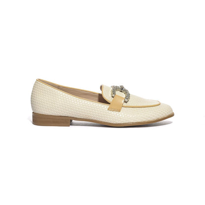 GOLD & GOLD GP661 BEIGE Mocassini Donna 