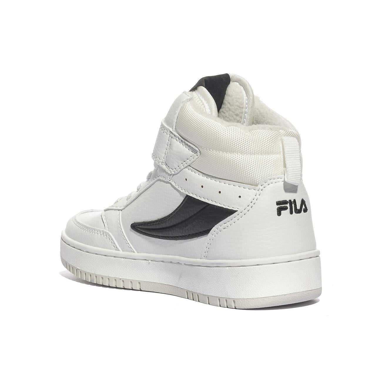 Sneakers FILA REGA NF mid velcro kids Bianche FFK0229White-Black FILA