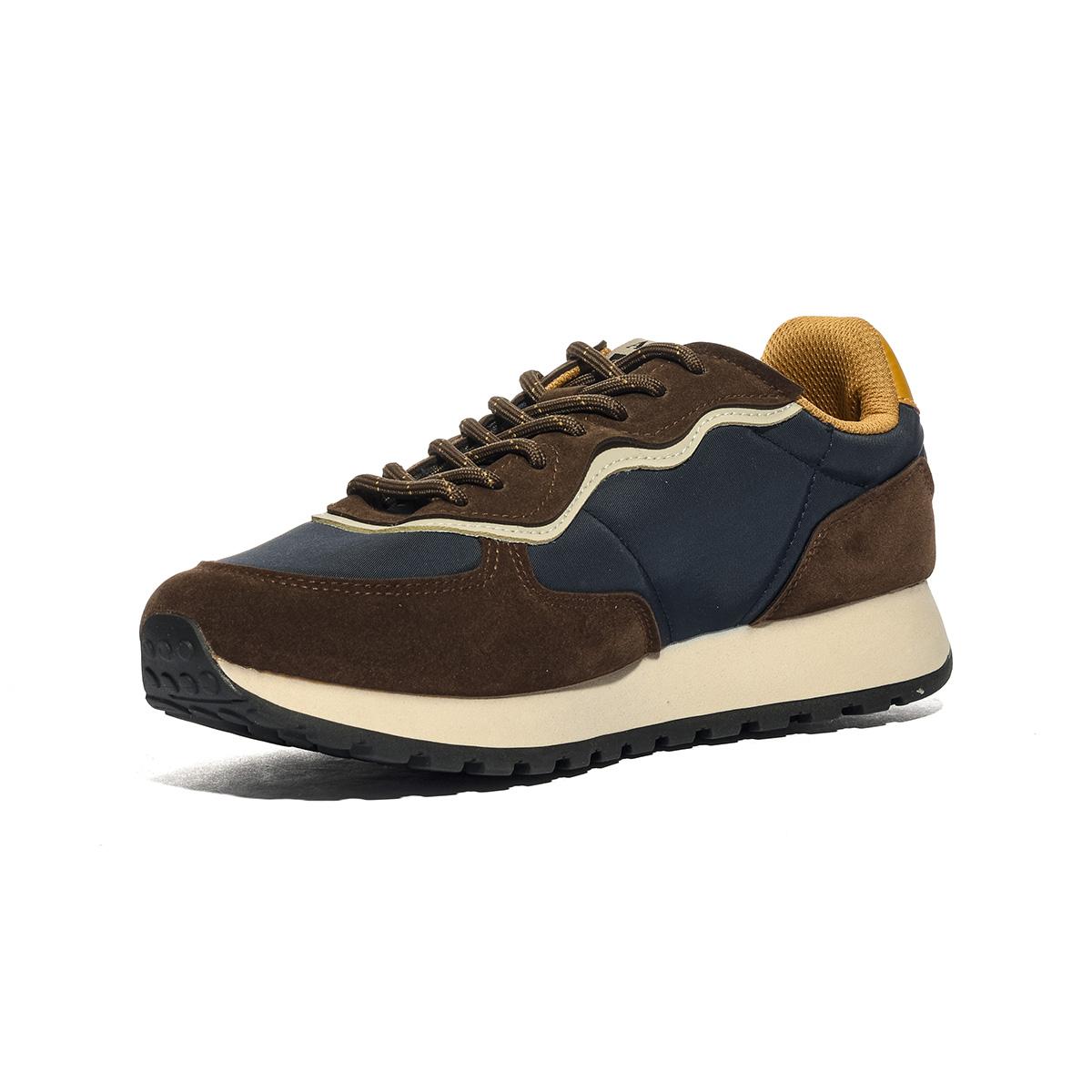 AVIREX MODULARIN001 BROWN NAVY Sneakers Uomo 