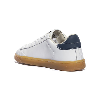 BLAUER S6LOWELL01 LEA WHITE NAVY Sneakers Uomo 