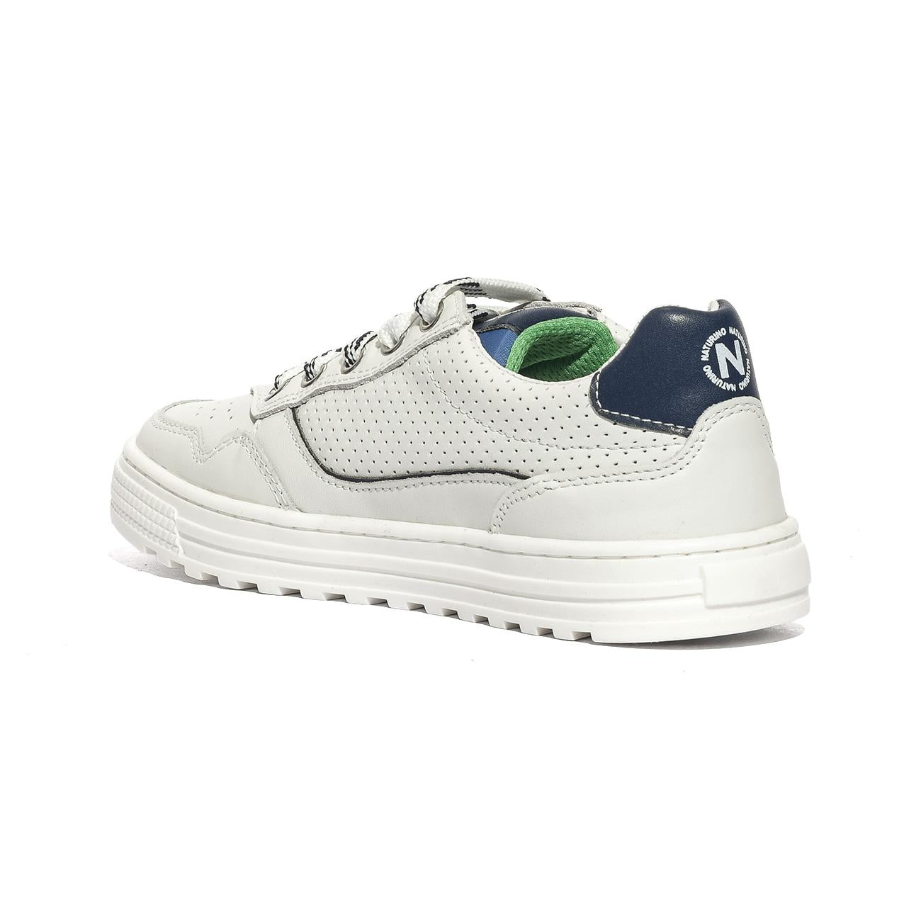 NATURINO 0012019066.04.1N09 WHITE.NAVY.GREEN Sneakers Bambino 