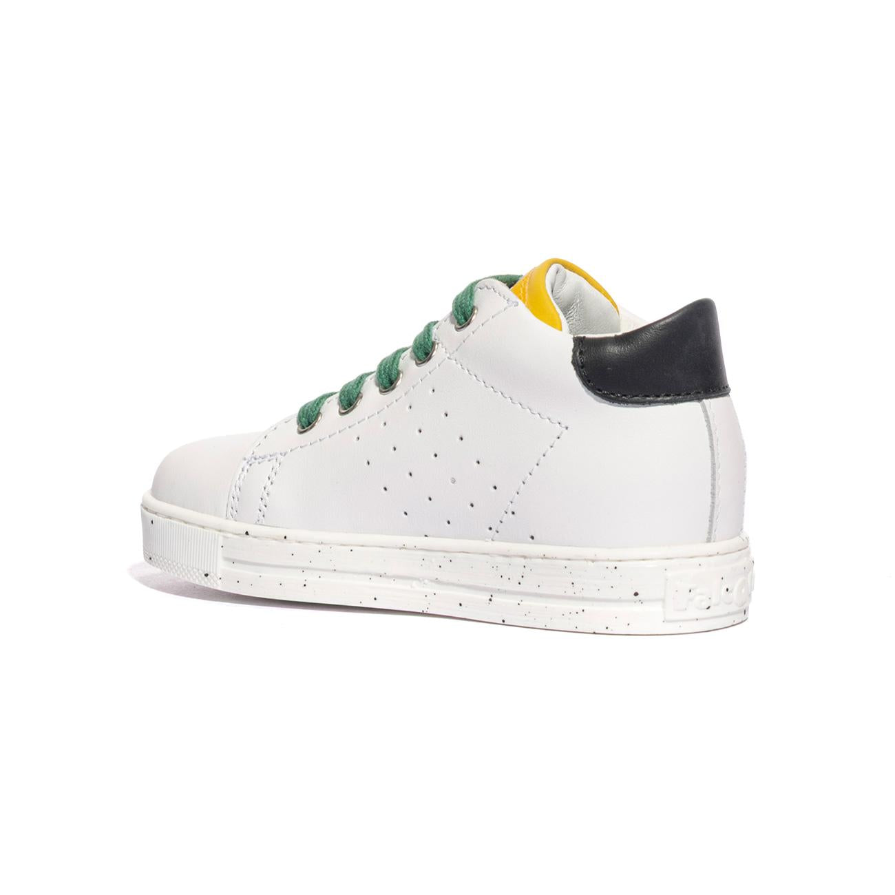 FALCOTTO 0012015331-01-1N83 WHITE GREEN BLACK Sneakers Bambino 