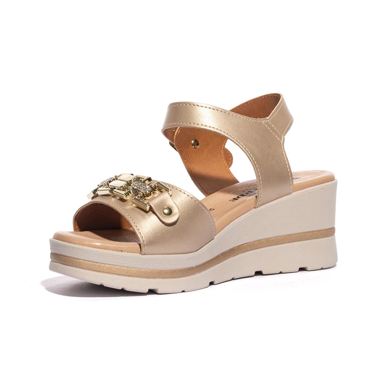 VALLEVERDE 55580 ORO Sandali Donna 