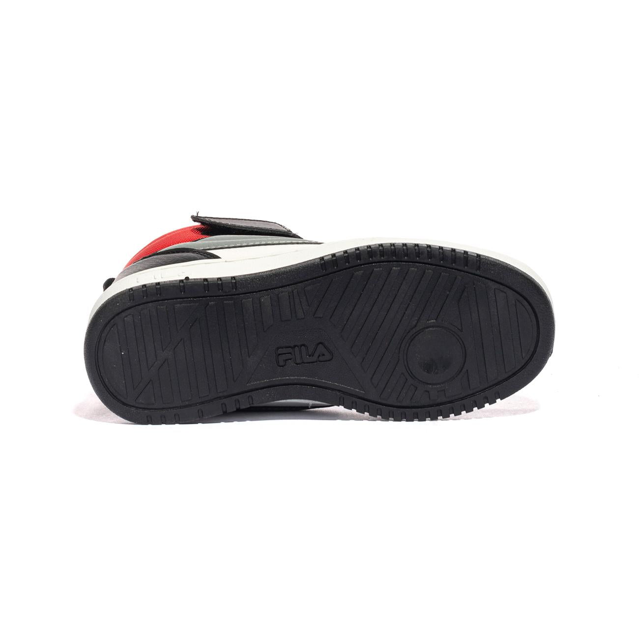 FILA REGA NF mid velcro kids FFK0229White-Black-Fila Red FILA